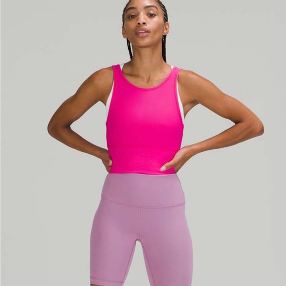 Vibrant Pink Crop Top - Picture 3 of 3